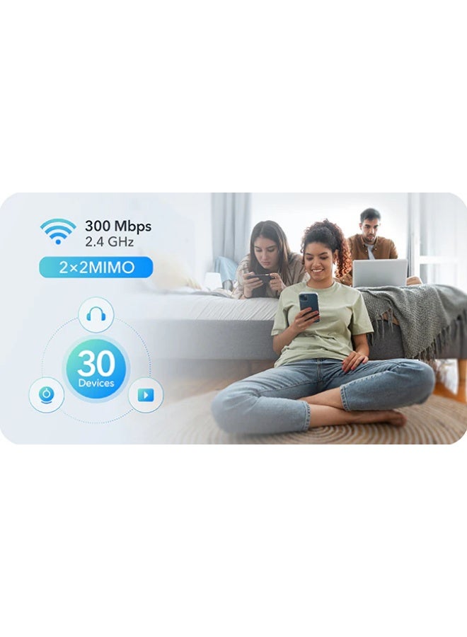 كودي راوتر واي فاي متعدد الأوضاع بسرعة 300 ميجابت في الثانية - WR300 1.0 - Image 5